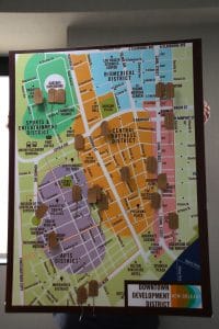 Map of the different districts, New Orleans