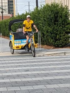 Pedicab driver, New Orleans