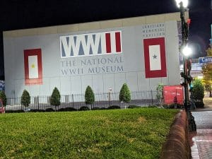 Front of National World War II Museum, New Orleans